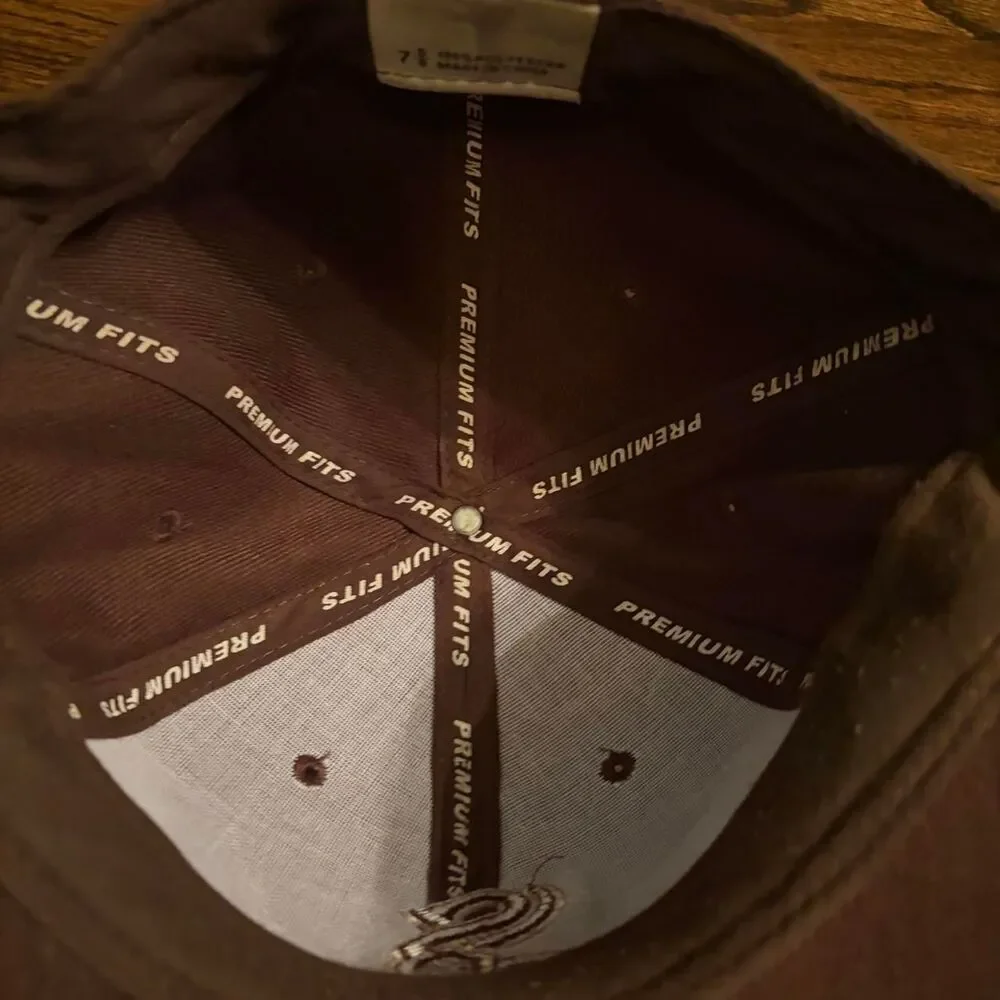 Mlb Men's Brown and Burgundy Hat